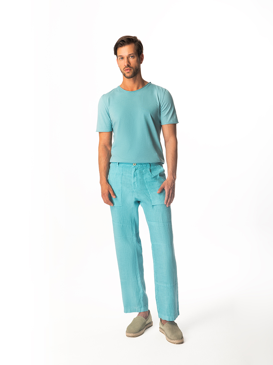 Cargo Linen Pants
